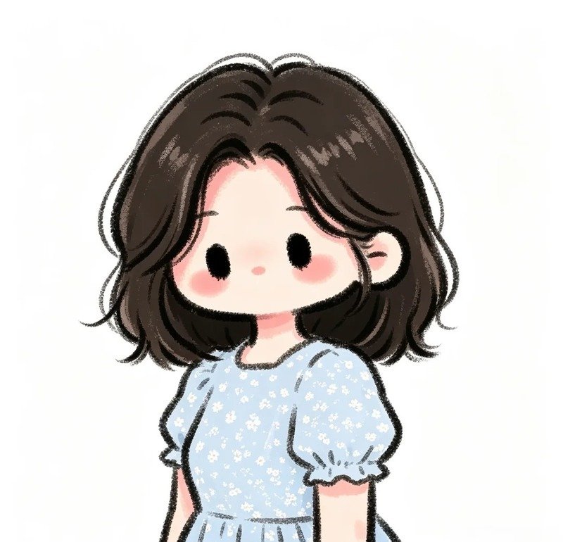 Hình học sinh chibi chất lượng cao với màu sắc tươi sáng