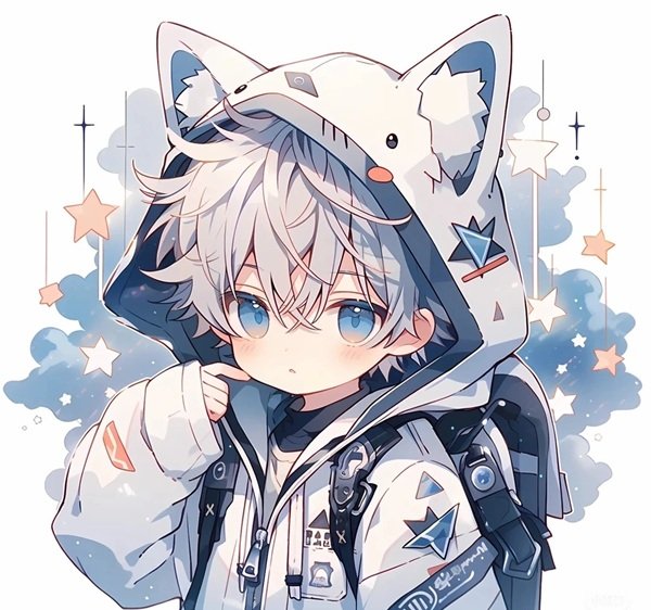 Hình học sinh chibi cute phù hợp làm avatar