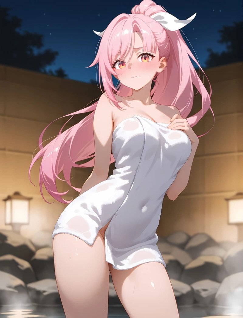 Ảnh Anime Dâm Đãng thiếu nữ sexy với ánh mắt mời gọi