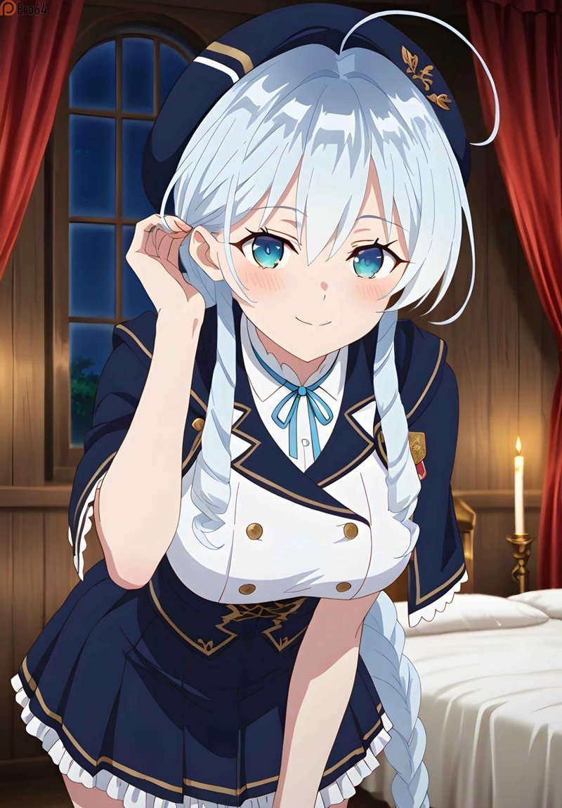 Ảnh Anime Dâm Đãng mái tóc rối bù đầy mê hoặc