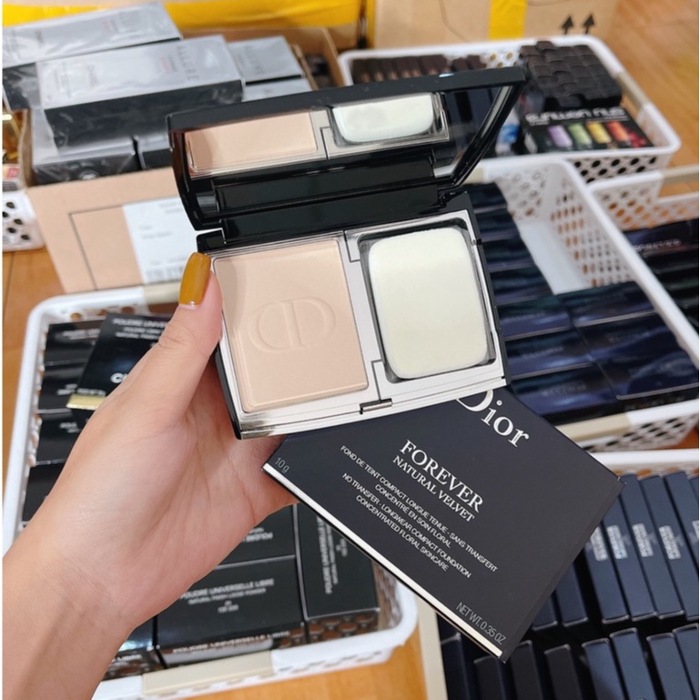 Phấn nền Dior Forever Natural Velvet10g Che Phủ, Kiềm Dầu Hoàn Hảo