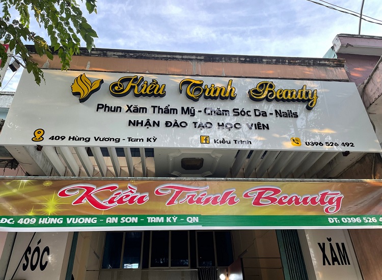 biển hiệu makeup