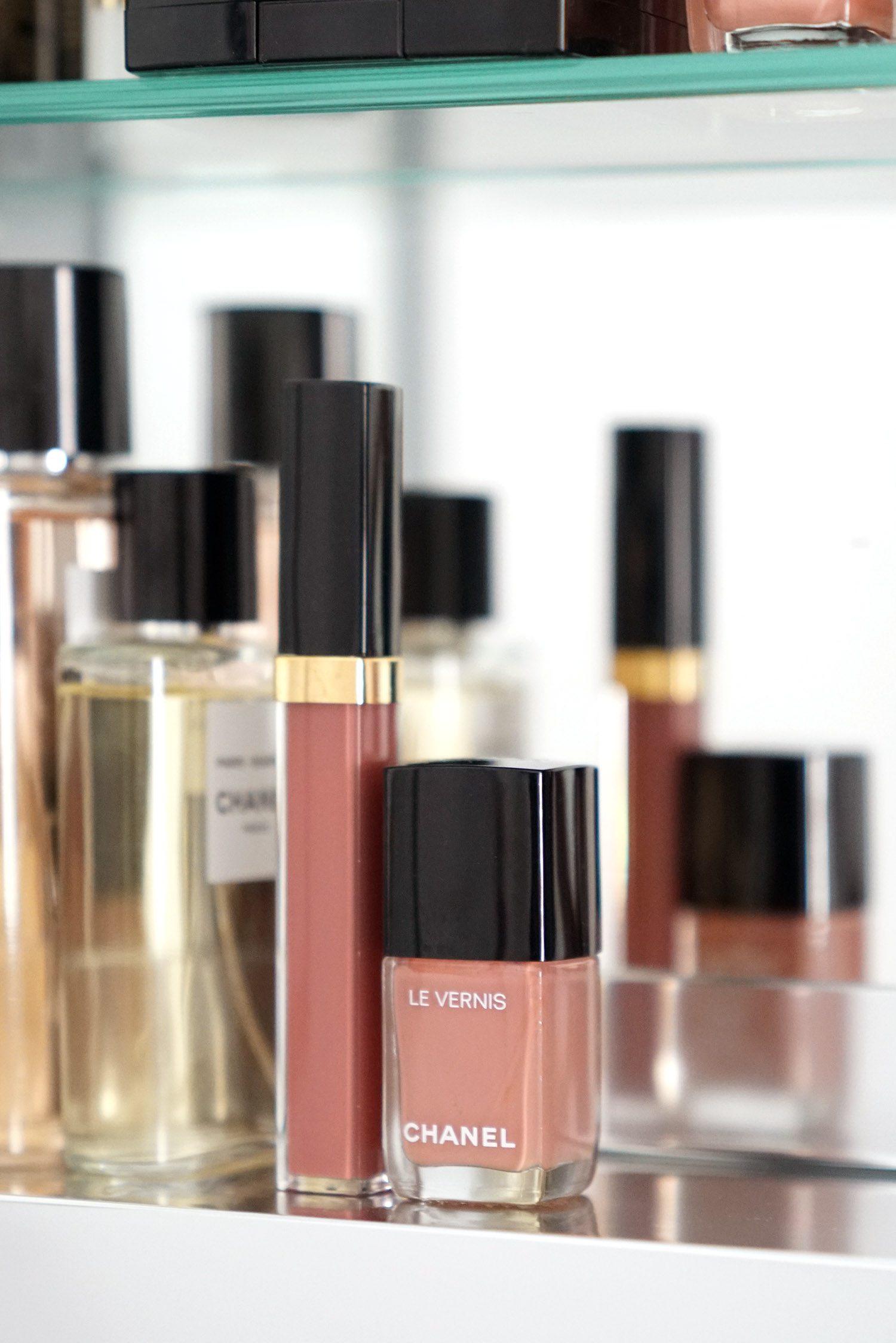 Chanel Le Vernis Perle de Corail + Rouge Coco Gloss Subtil and Physical