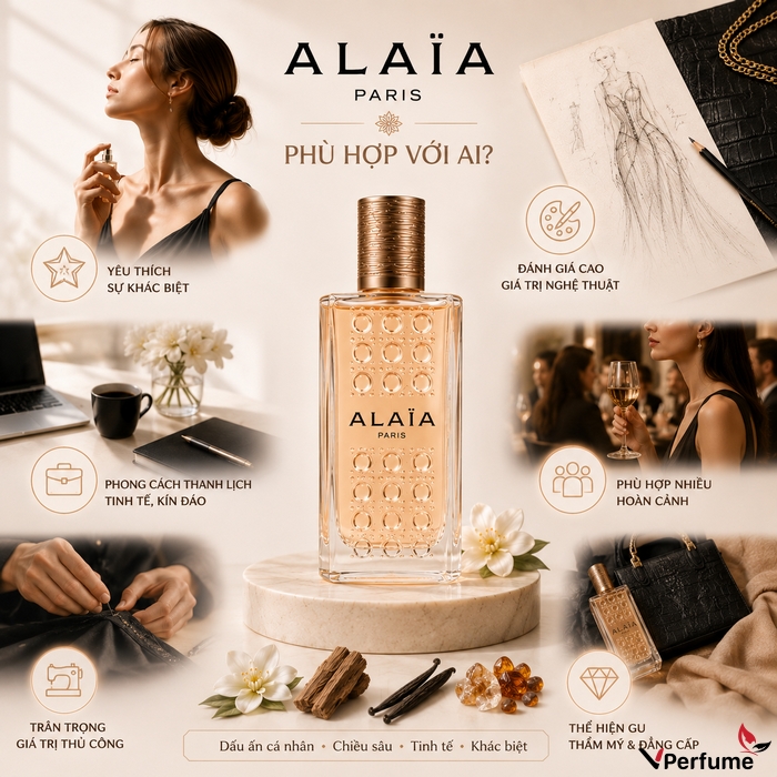 Nước hoa Alaïa phù hợp với ai?