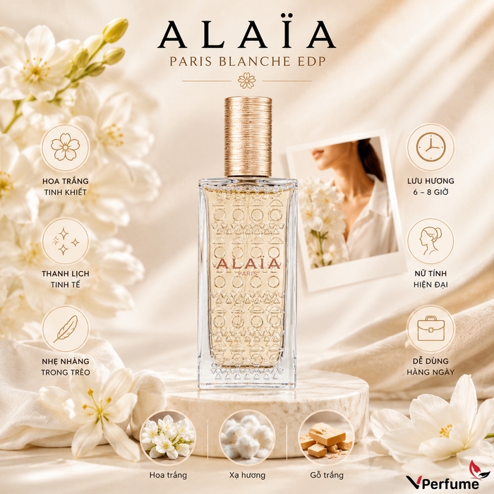 Alaïa Paris Blanche EDP - Thanh lịch và tinh khiết