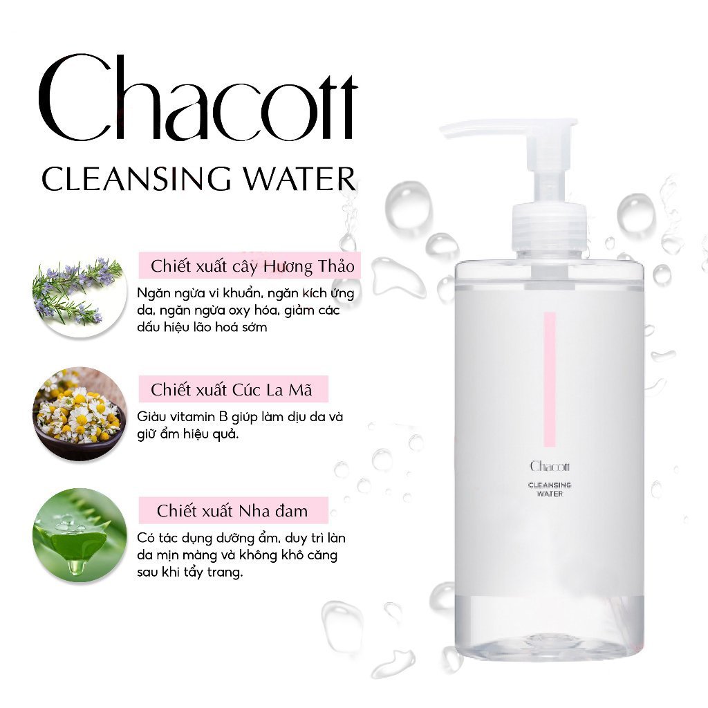 Nước Tẩy Trang Chacott For Professionals 500ml