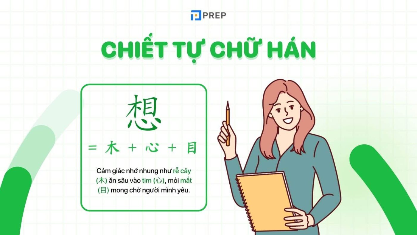Học nhanh, nhớ lâu từ vựng với phương pháp chiết tự chữ Hán