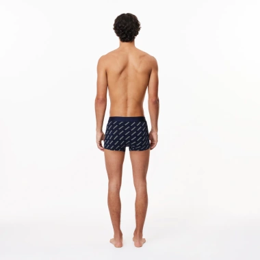Bộ 3 Quần Lót Boxer Lacoste Nam Chất Liệu Cotton Co Giãn