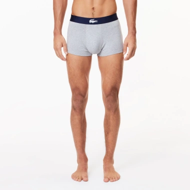 Bộ 3 Quần Lót Boxer Lacoste Nam Chất Liệu Cotton Co Giãn