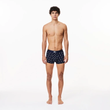 Bộ 3 Quần Lót Boxer Lacoste Nam Chất Liệu Cotton Co Giãn