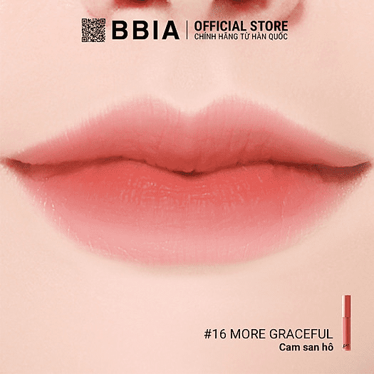 Bbia Last Velvet lip Tint Version 4 16 mang vẻ ngoài sang trọng