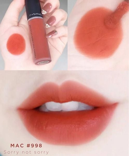 son Mac Powder Kiss Lipstick Lipcolour màu 988