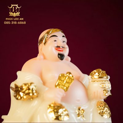 Ông Địa Thần Tài Phú Quý Trắng