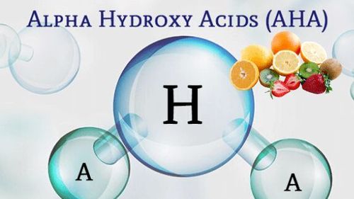Acid alpha hydroxy (AHA) gồm các nhóm acid hòa tan có nguồn gốc từ trái cây