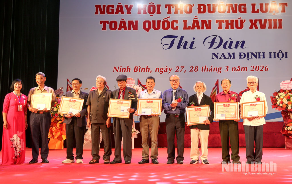 Ngày hội thơ Đường luật toàn quốc lần thứ XVIII