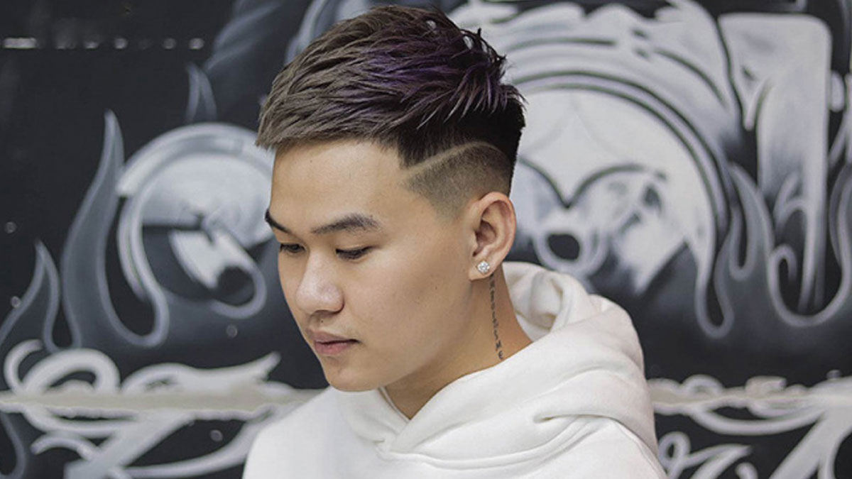 Kiểu tóc undercut mái ngắn