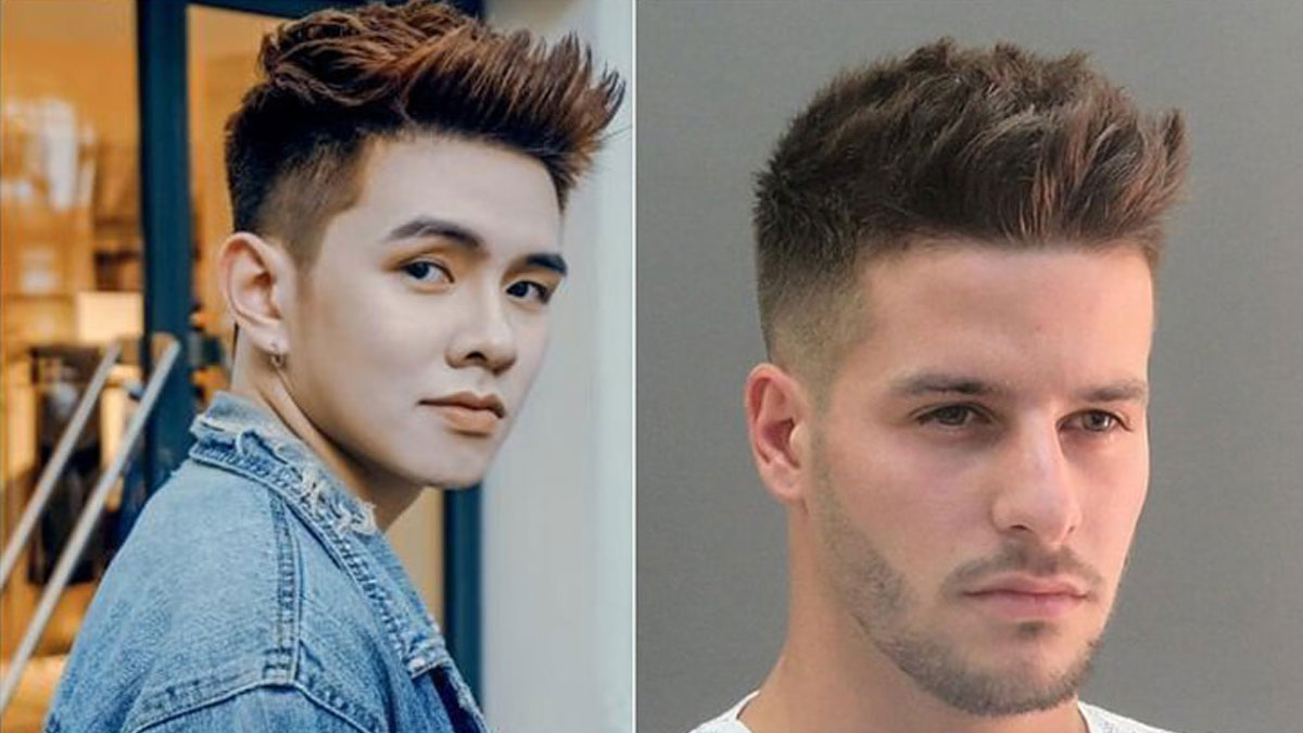 Kiểu cắt undercut ngắn và vuốt dựng