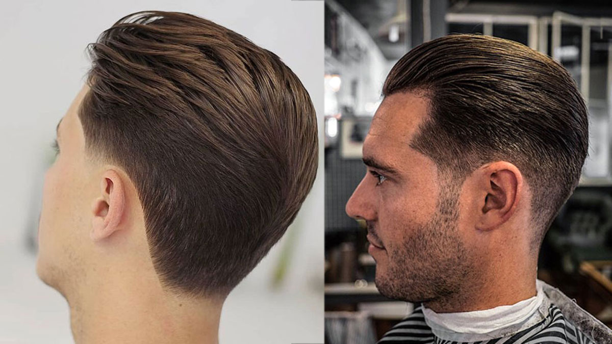 Kiểu tóc nam ngắn mặt tròn mid fade