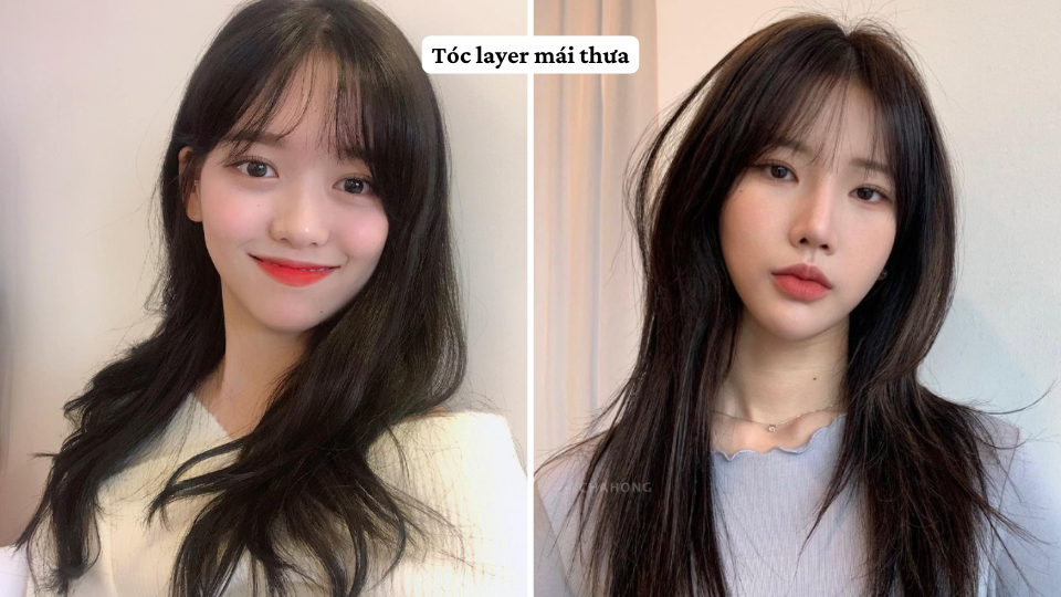 Tóc layer mái thưa