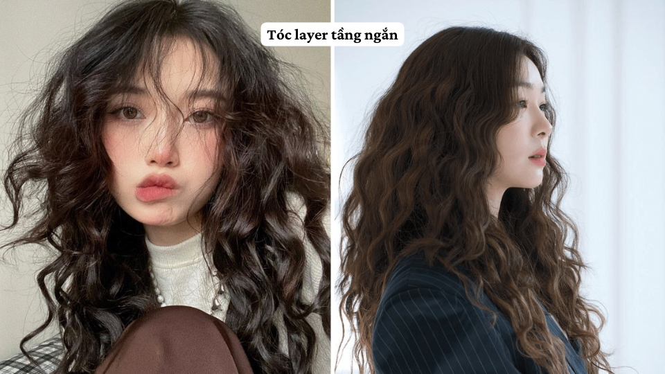 Tóc layer xoăn xù