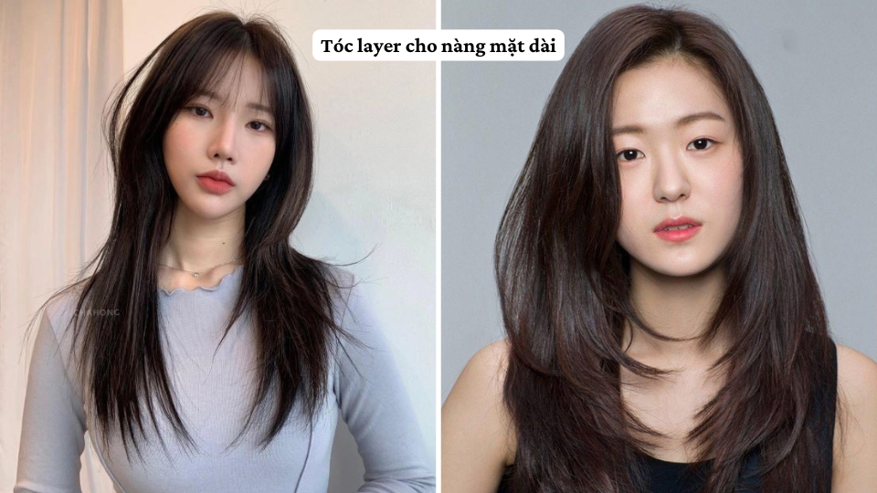 Tóc layer cho nàng mặt dài