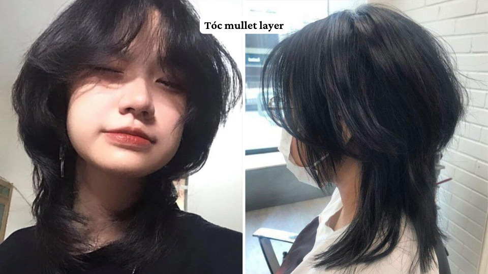 Tóc mullet layer