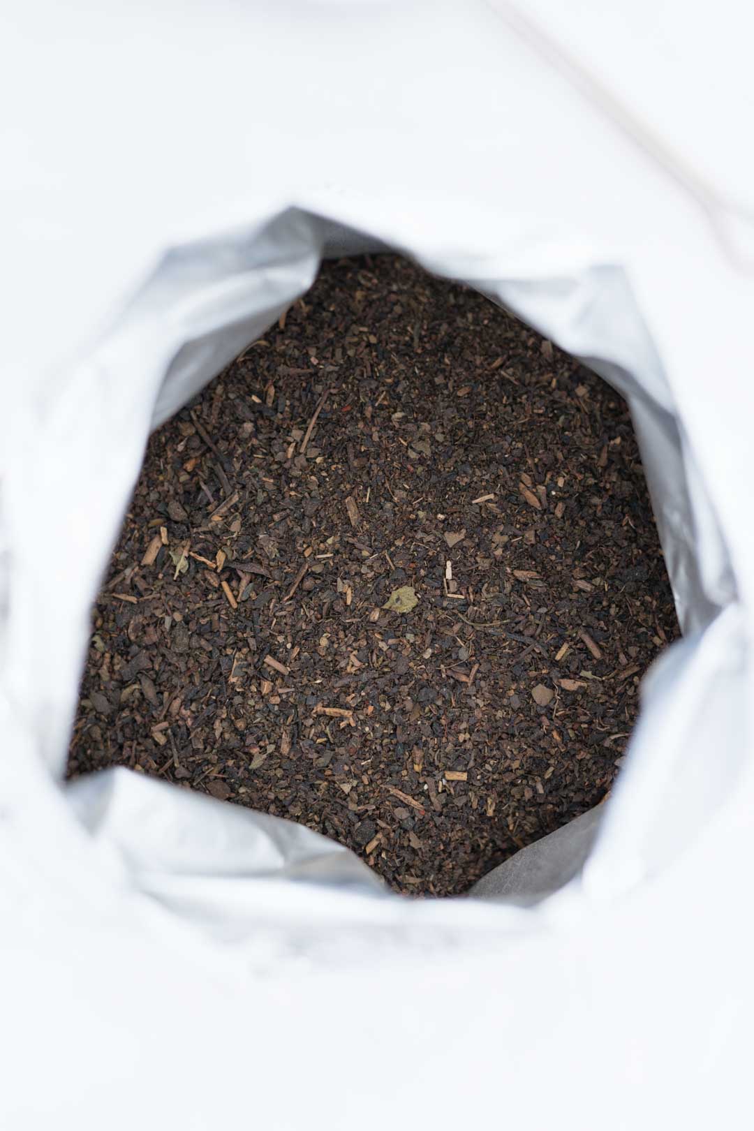 a close up of Thai tea leaves