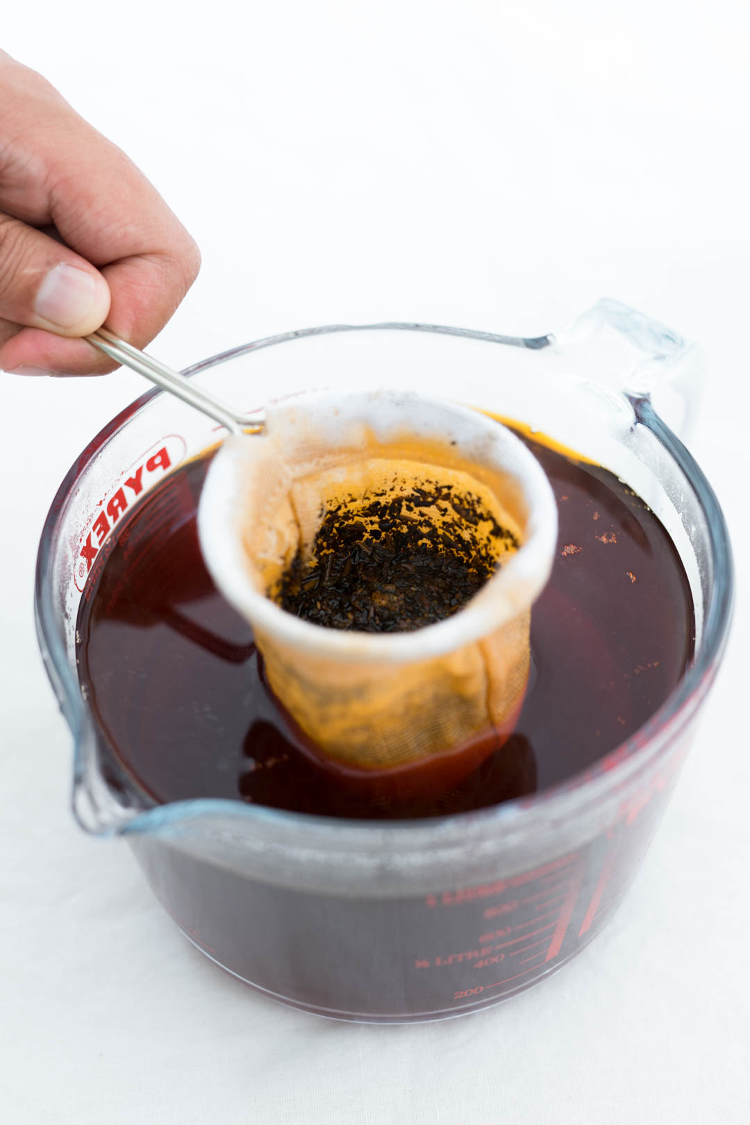 tea being steeped