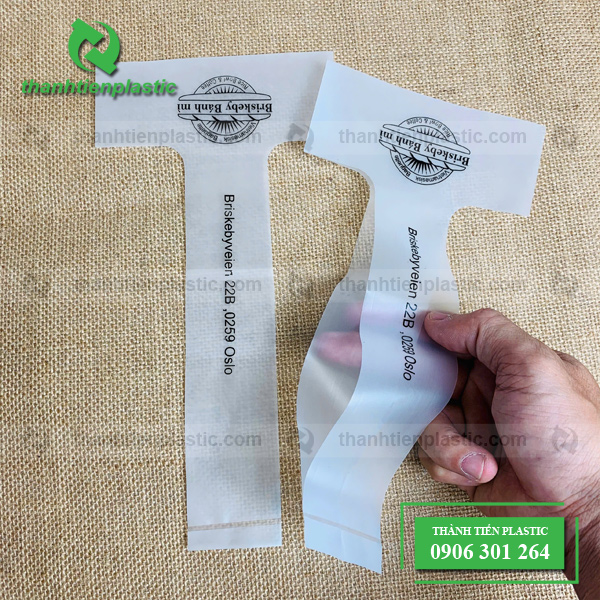 Túi chữ t đựng ly in ấn thương hiệu, logo đẹp mắt