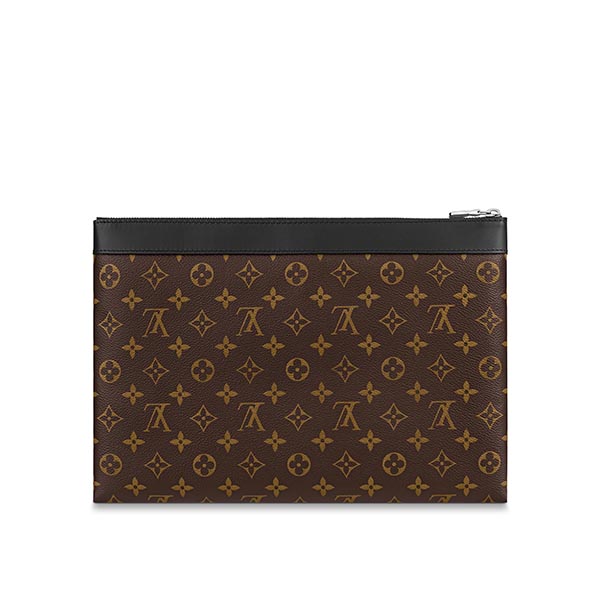 Clutch nam Louis Vuitton Discovery Pochette GM siêu cấp