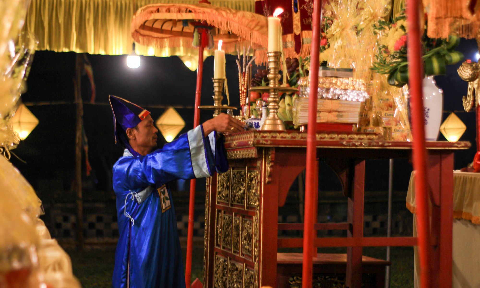 Lễ tế đàn Xã Tắc tại đàn tế Xã Tắc, phường Thuận Hòa, TP Huế.