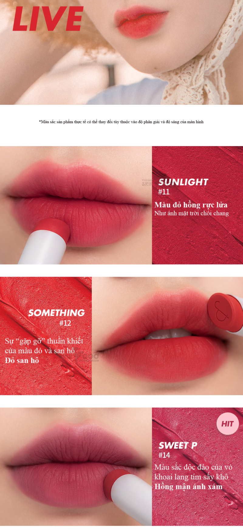 Son Thỏi Lì, Lên Màu Siêu Xinh Romand Zero Matte Lipstick 3g