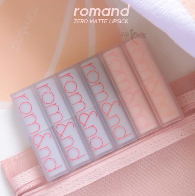 Son Thỏi Lì, Lên Màu Siêu Xinh Romand Zero Matte Lipstick 3g